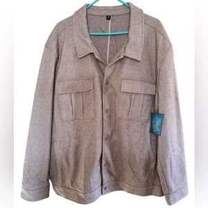 NWT Abbott Elementary Snap Front Trucker Jacket Sz XXL